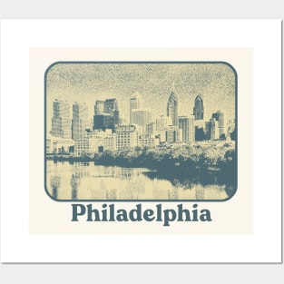 Philly Pride / Philadelphia Retro Style Design Posters and Art